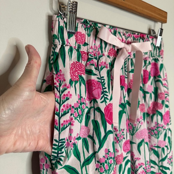 Mersea Size XSmall Over The‎ Moon Pajama Pants Lounge Wide Leg Peony Party - Picture 7 of 11